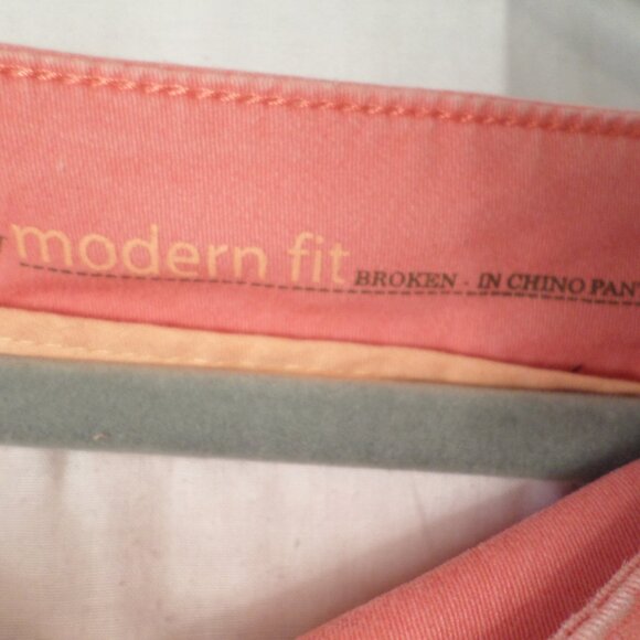 Sonoma Life + Style Modern Fit Broken Corral Pink Straight Leg Capri Pants Sz 14 - Picture 7 of 14